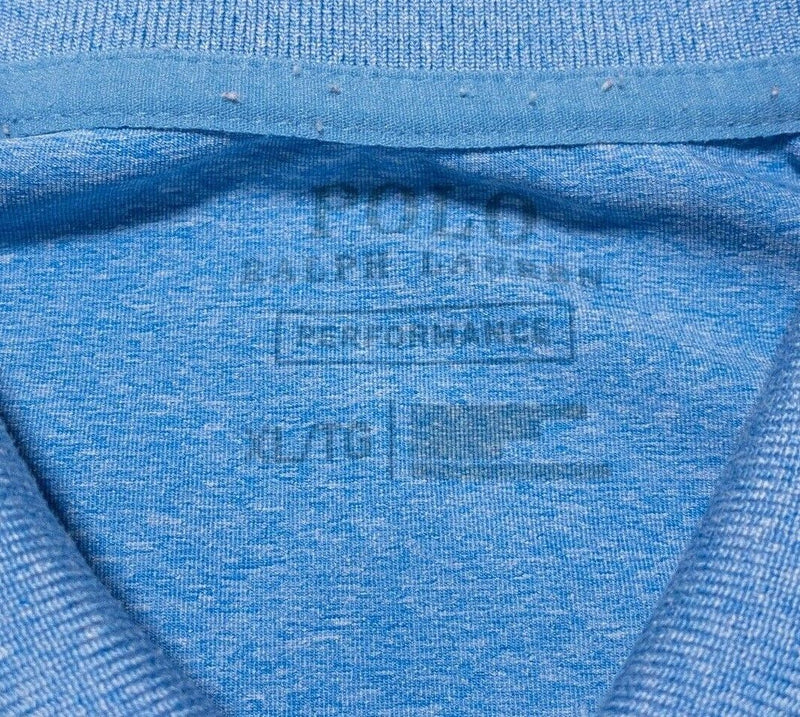 Polo Ralph Lauren Performance XL Polo Shirt Men's Polyester Wicking Blue Golf