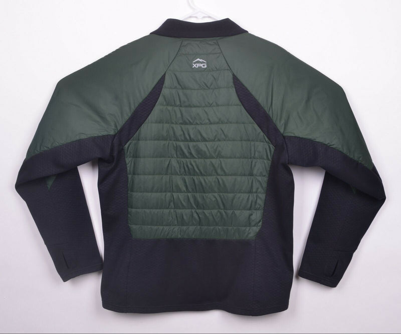 Cabela's XPG Men's Outkross Hybrid Dark Green Black Puffer PrimaLoft Jacket