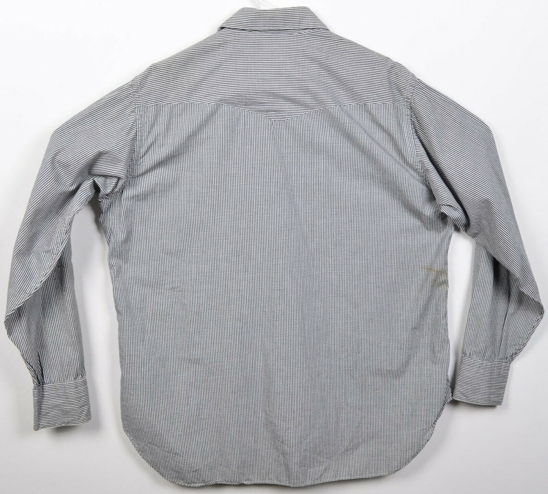 Vintage Gitman Bros. Men's 16/35 (Large) Pearl Snap Check Rockabilly Shirt