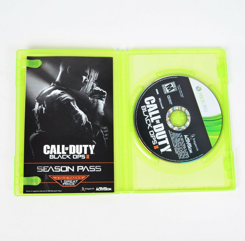 Call of Duty Black Ops 2 (Xbox 360, 2012) Complete Manual Zombies