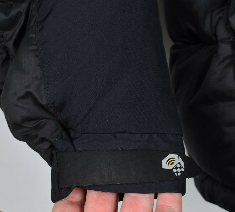 Mountain Hardwear Men's Medium Puffer Black Full Zip Winter Ski Puffer Jacket