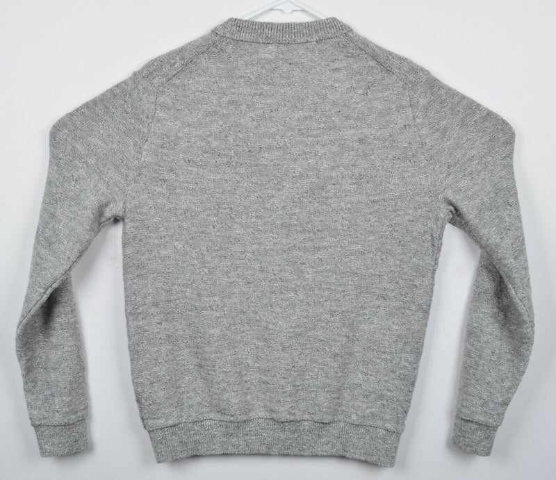 Outerknown Men's Large Wool Blend Heather Gray Pullover Crewneck Sweater