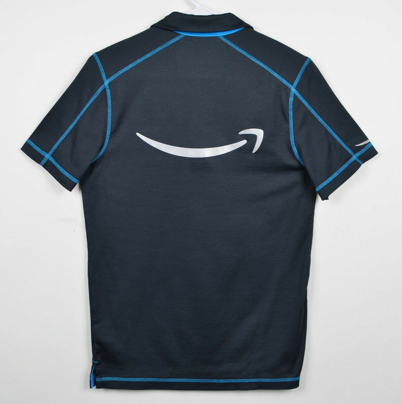 Amazon Delivery Men's XS Uniform Employee Driver Flex Blue Polo Shirt AMPSS