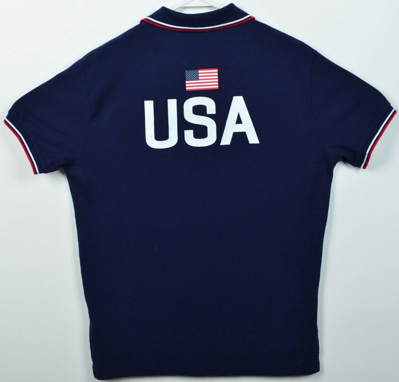 Polo Ralph Lauren Men's Medium Olympics 2016 Team USA Big Pony Navy Polo Shirt