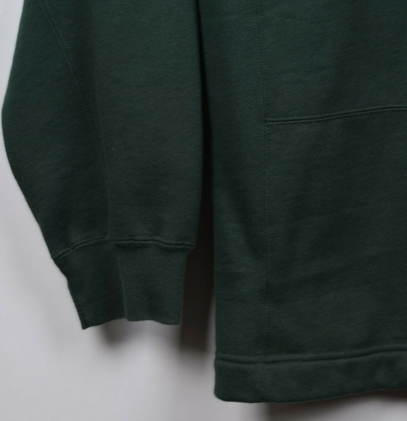 Vtg 90s Polo Sport Ralph Lauren Men's Sz XL Dark Green Logo Fleece Pullover