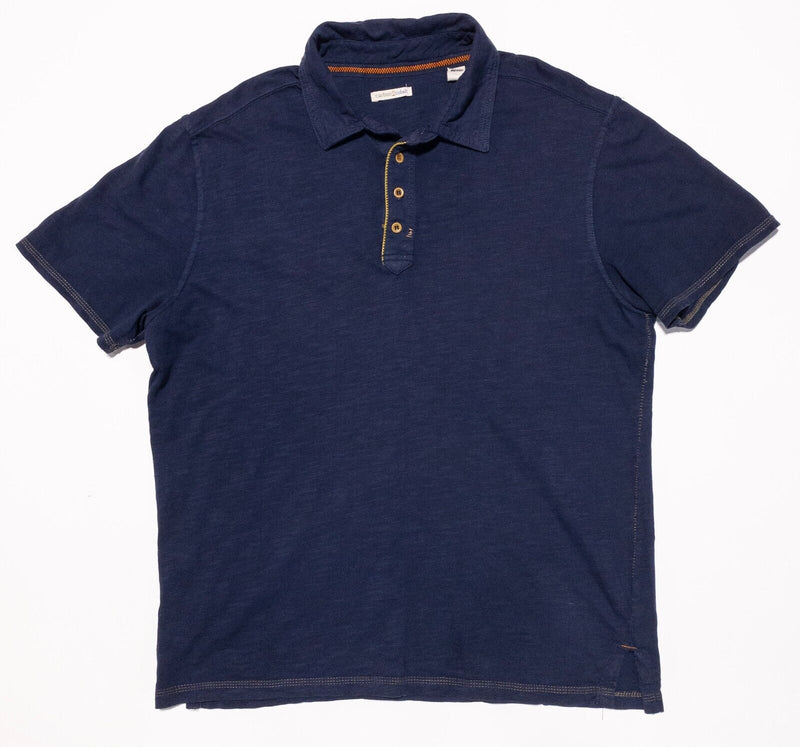 Carbon 2 Cobalt Medium Men's Shirt Polo Navy Blue Short Sleeve Casual
