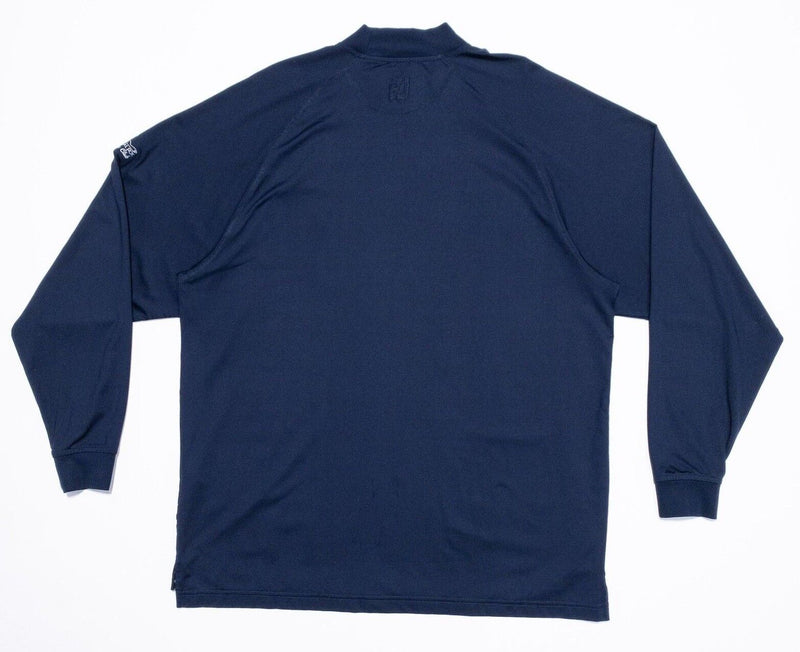 FootJoy Base Layer Large Men's Navy Blue Golf Wicking Long Sleeve Turtleneck