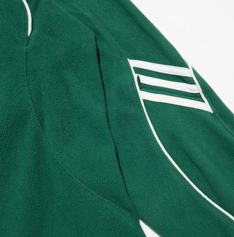 Notre Dame Irish Football Men's Large Adidas Green Fleece Pullover Sweatshirt