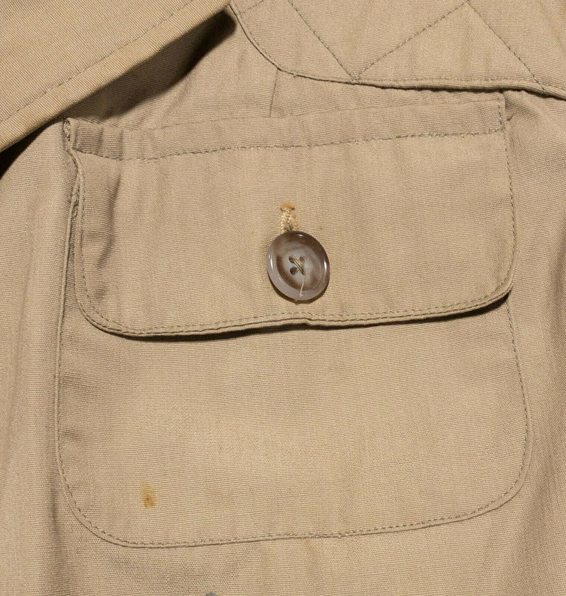 Vintage 60s L.L. Bean Women's 14 Hunting Jacket Game Pocket Half Moon Script Tag