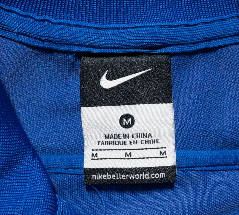 CBF Brazil Nike Men's Medium Blue Full Zip Football Soccer Brazil Track Jacket