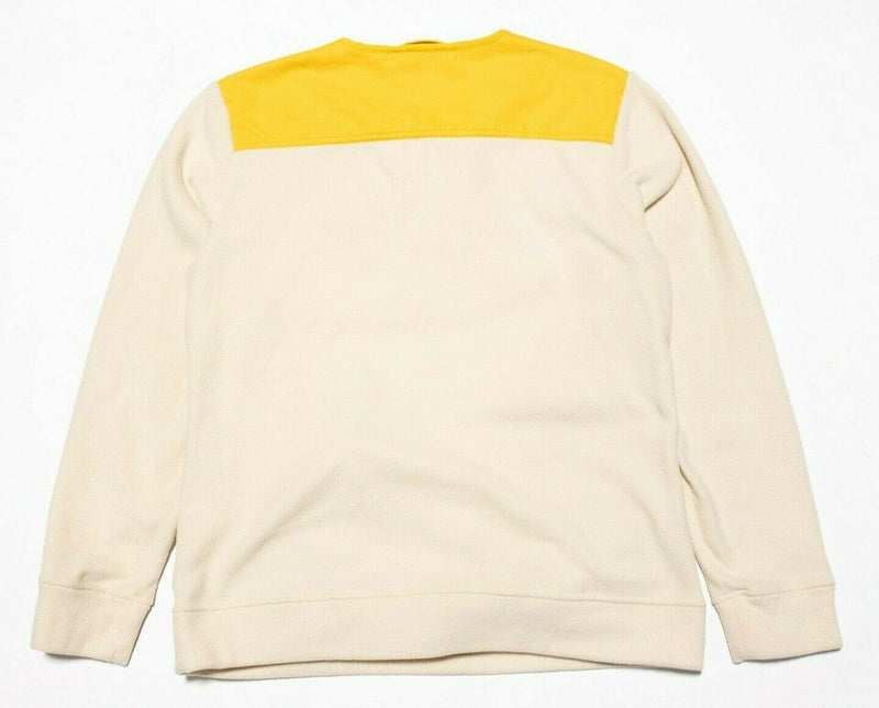 Cotopaxi Sabado Crew Snap Fleece Pullover Sweater Cream Yellow Women's XL