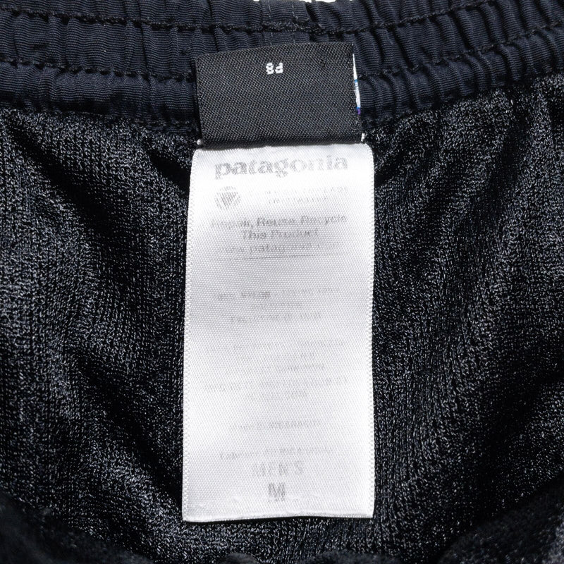 Patagonia Baggies Shorts Men's Medium Solid Black Mesh Lined 58032