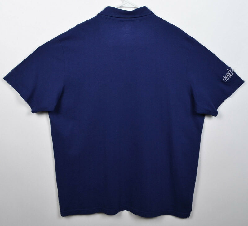 Scotty Cameron Peter Millar Men's 2XL Navy Blue Dog Logo Seaside Wash Polo Shirt