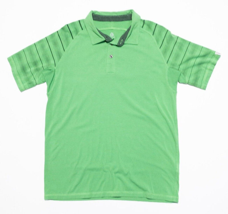 Tasc Performance Bamboo Shirt Medium Men's Polo Green Short Sleeve Stretch