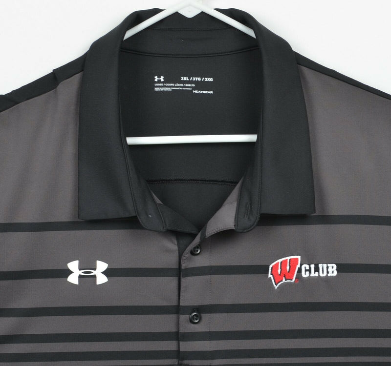 Under Armour Men's 3XL Loose Wisconsin Badgers UW-Madison Golf Polo Shirt