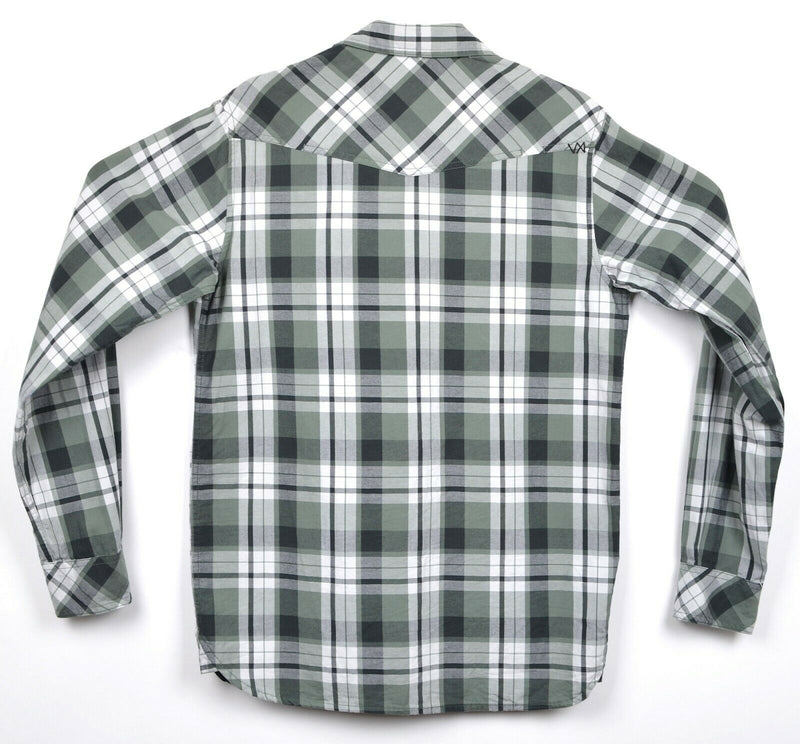 5.11 Tactical Men's Sz Small Snap-Front Green Plaid Conceal Carry Shirt