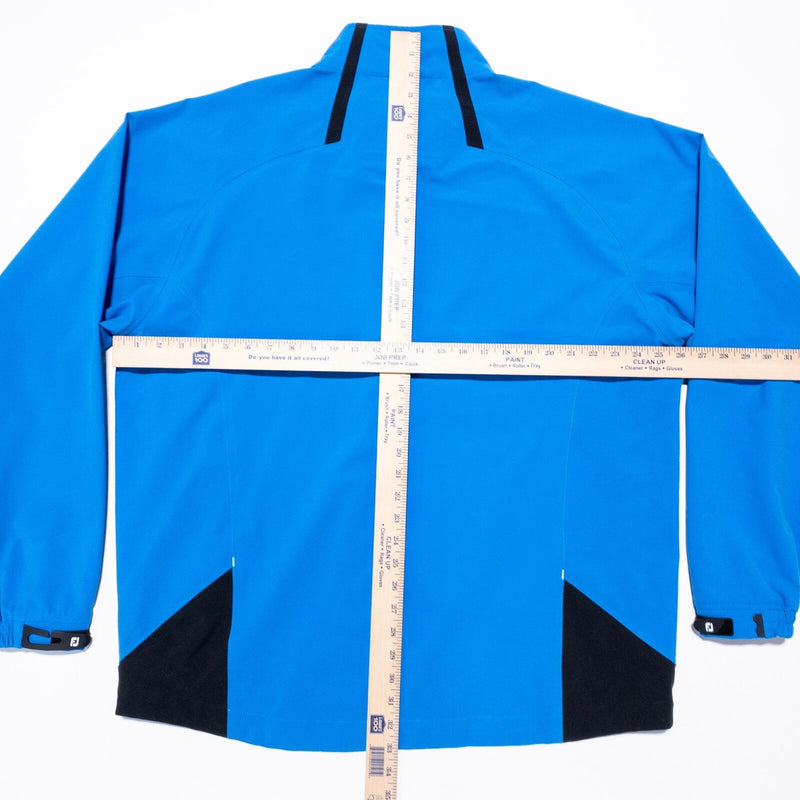 FootJoy DryJoys Tour XP Jacket Men's XL Golf Blue Half-Zip Long Sleeve Wind Rain