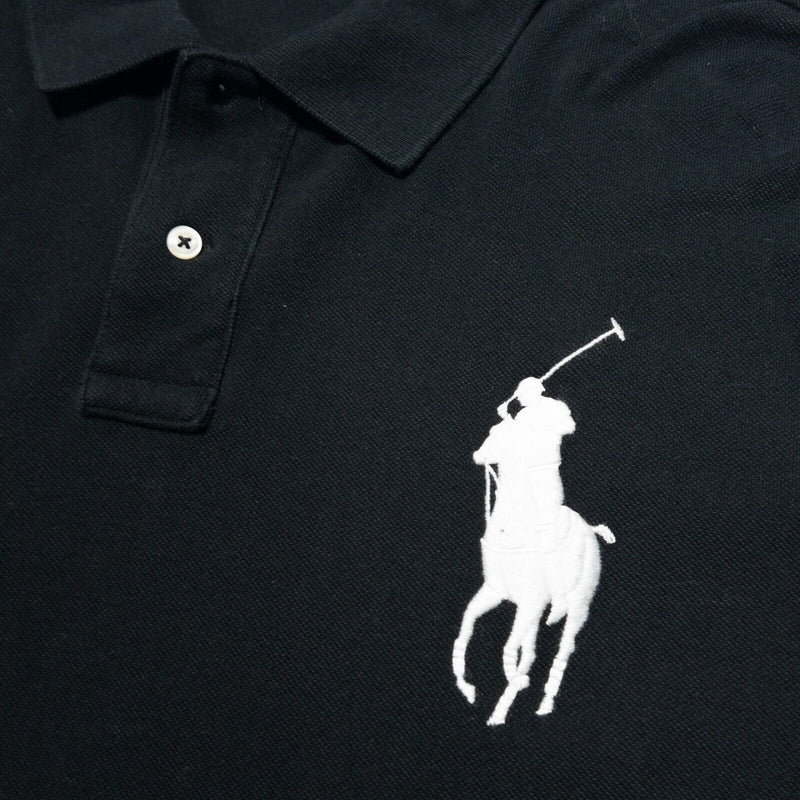 Polo Ralph Lauren Big Pony XXL Classic Fit Black Polo Shirt Short Sleeve 2XL