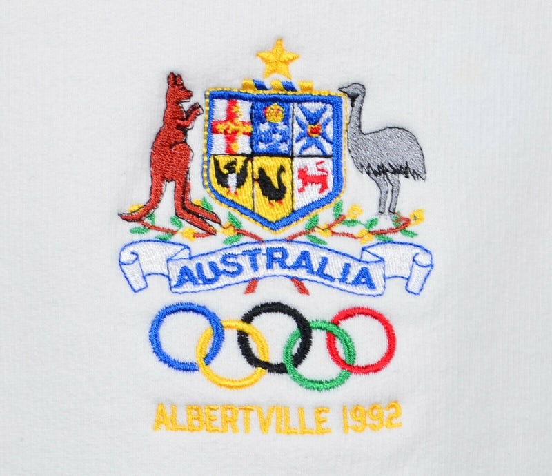 Vintage 1992 Winter Olympics Men's Large Albertville Team Australia Sweatshirt