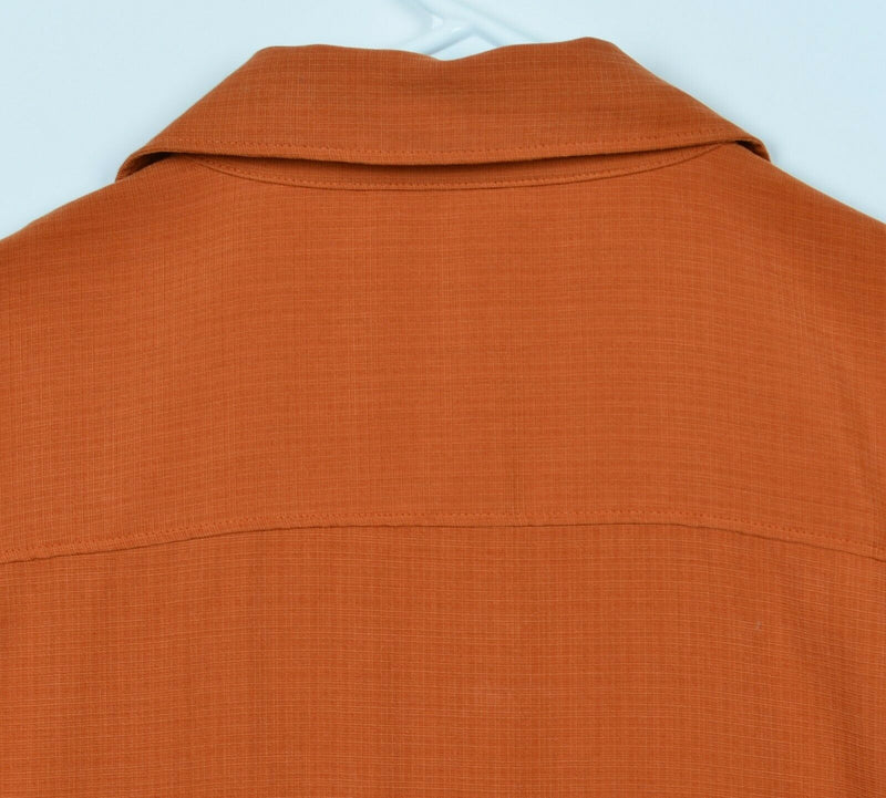 5.11 Tactical Men's Sz Large Quick Draw Orange Snap-Front Conceal Carry Shirt