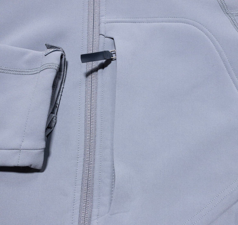 Nike ACG Jacket Men's Large Soft Shell Full Zip Gray Vintage Y2K Fleece Lined