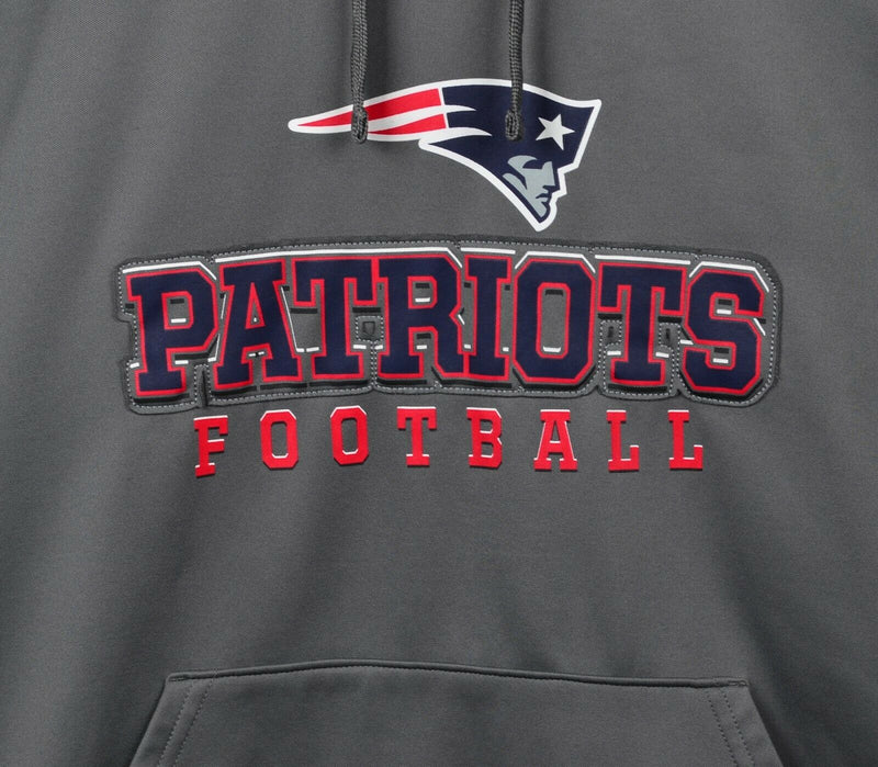 New England Patriots Men's XL NFL Team Apparel TX3 Warm Gray Hoodie Sweatshirt