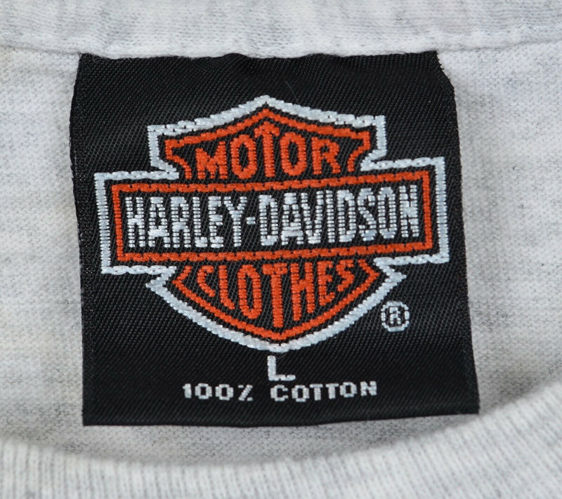 Vtg 90s Harley-Davidson Men Large Taz Warner Bros Attitude is Everything T-Shirt