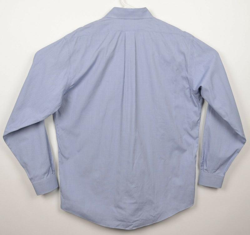 Brooks Brothers Men's 16.5-37 Non-Iron Blue Houndstooth Madison Dress Shirt