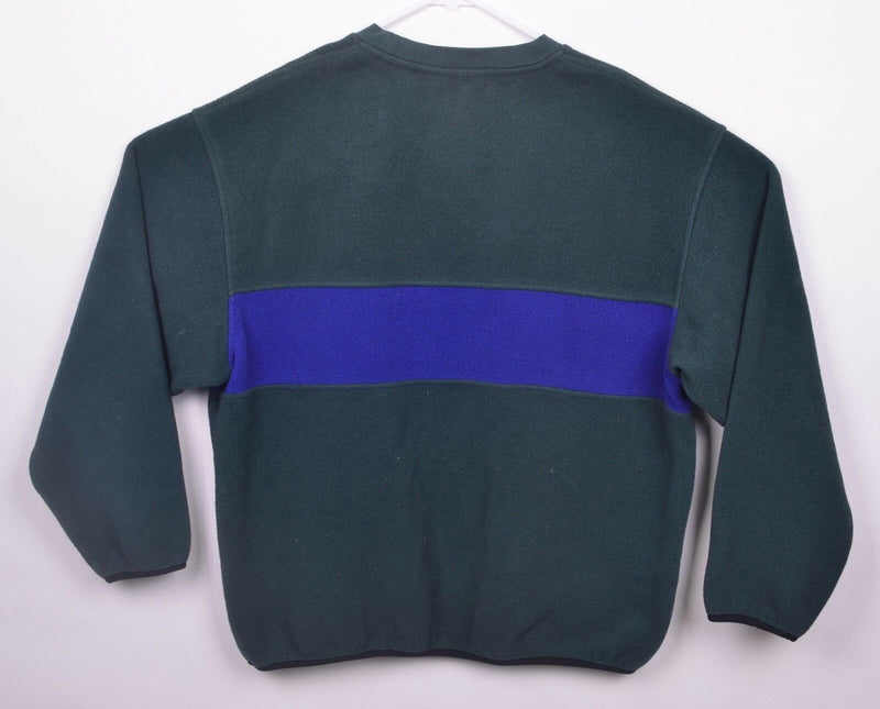 Vtg 90s Eddie Bauer Men's Sz XL Ebtek Polartec Fleece Colorblock Sweatshirt