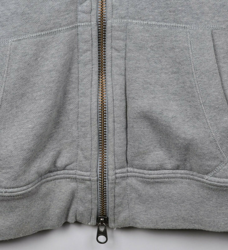 Polo Ralph Lauren Men's 2XL Gray Fleece Lined Pony Full Zip Sweatshirt Hoodie