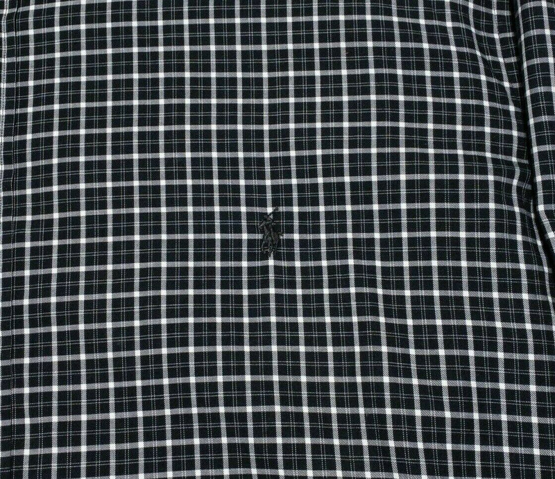 Polo Ralph Lauren Big Tall Men's 4XLT Shirt Long Sleeve Black Check Pony Tall