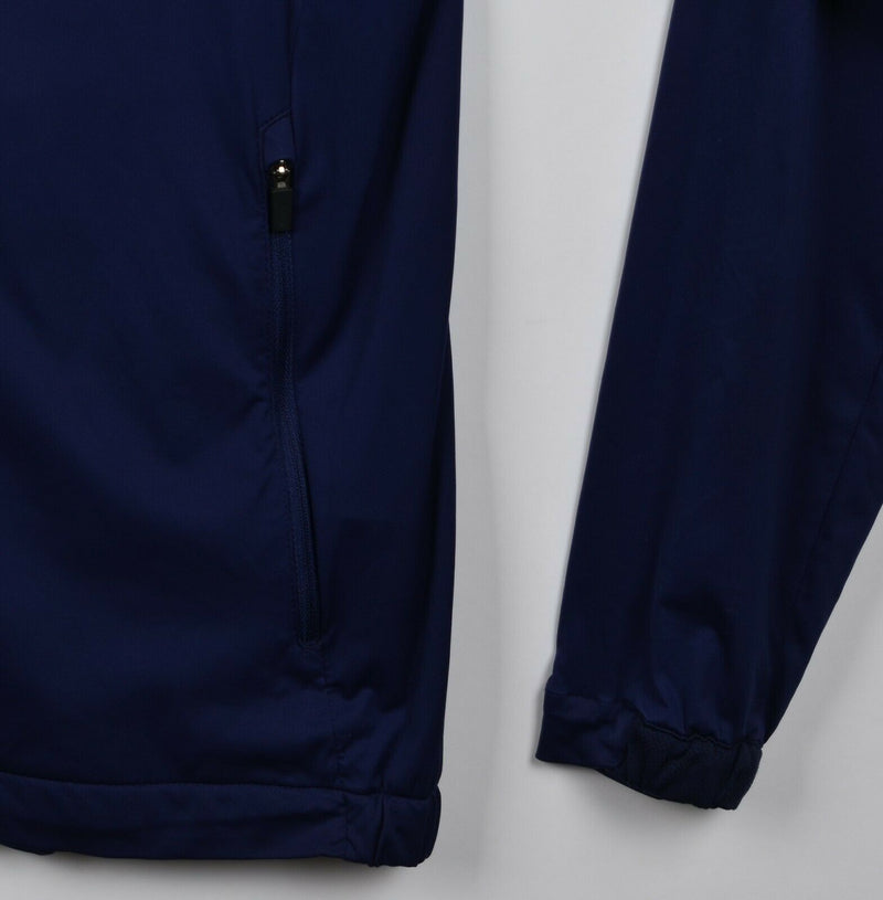 KJUS Men's Medium (50) Dorian Jacket Navy Blue Full Zip Lightweight Golf Jacket