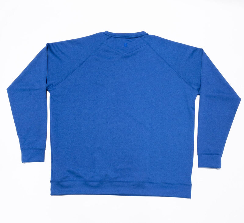 Holderness & Bourne Sweatshirt Men's XL Tailored Fit Heather Blue The Betts Golf