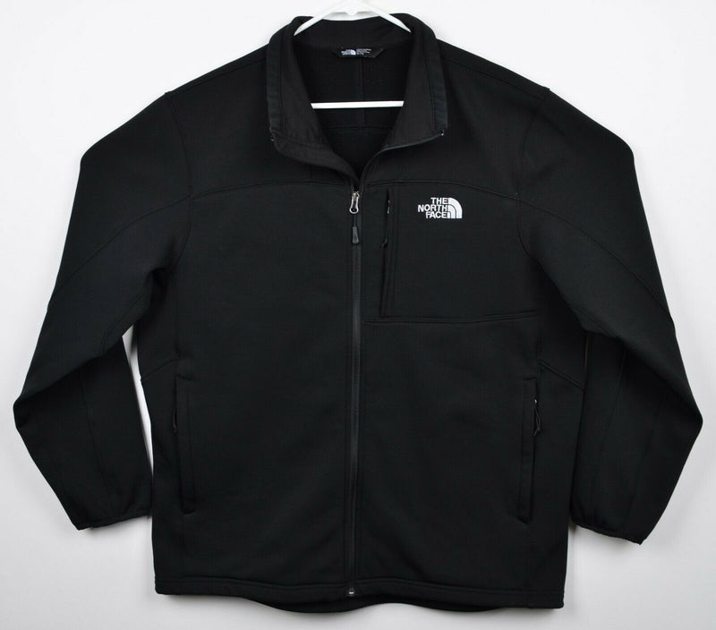 The North Face Apex Men's XL Solid Black Full Zip Softshell Bionic Jacket