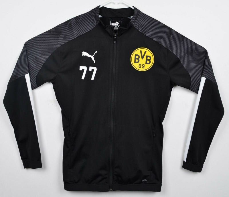 BVB Borussia Dortmund Men's Small Puma Black Full Zip Track Warm-Up Jacket