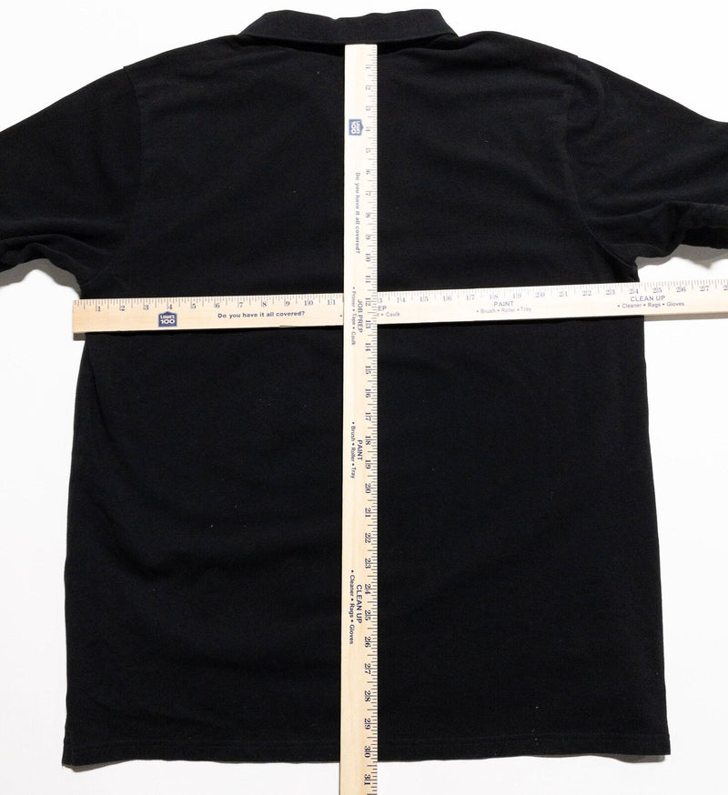 Harley-Davidson Polo Shirt Men's XL Solid Black Bar Shield Logo Short Sleeve