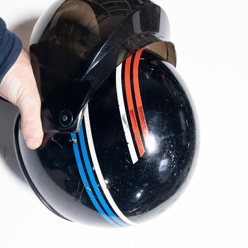 Vintage Harley-Davidson Helmet Model A Men's Large Visor Bubble Motorcycle 1970s