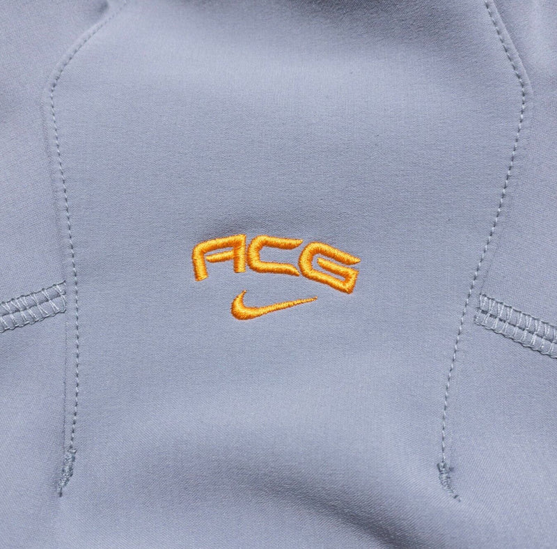 Nike ACG Jacket Men's Large Soft Shell Full Zip Gray Vintage Y2K Fleece Lined