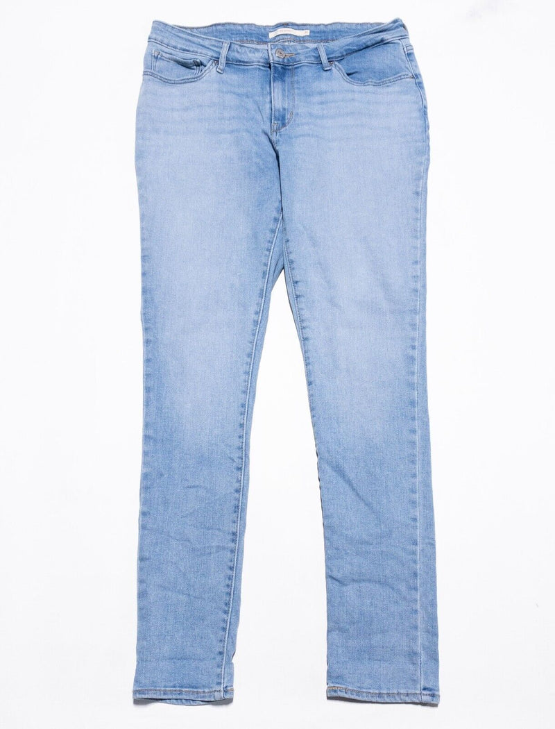 Levi's 711 Skinny Blue Jeans Women's 31 Washed Blue Fits 31x29.5 Blue Indigo