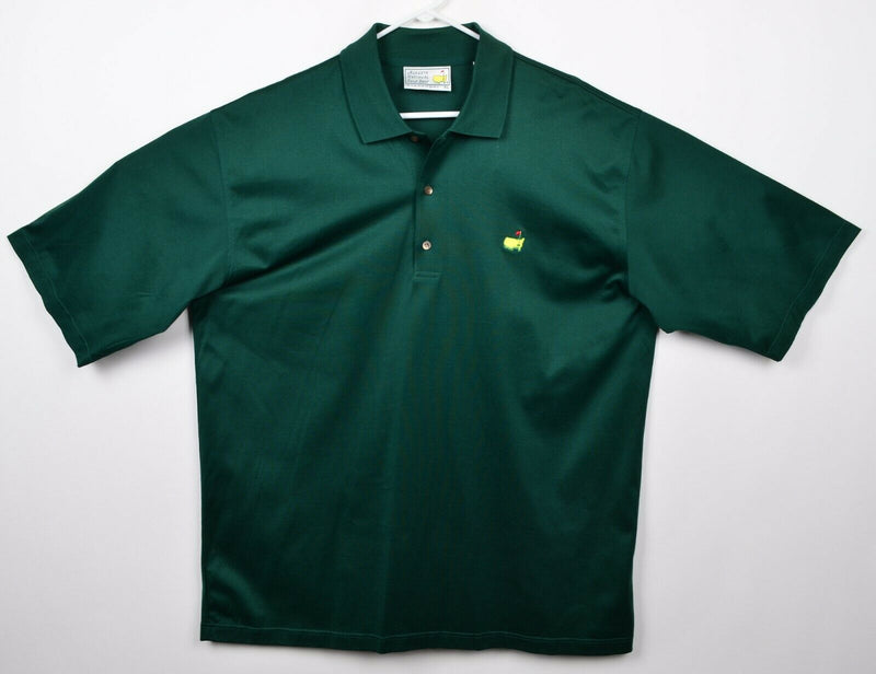 Augusta National Golf Shop Men's Sz XL Forest Green Slazenger Golf Polo Shirt