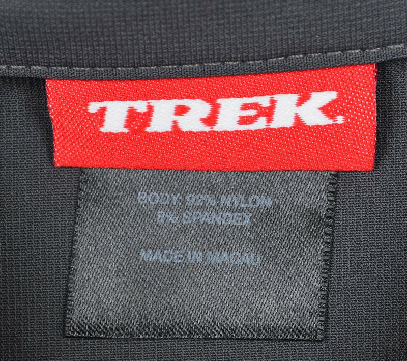 Trek Bicycles Men's Medium Shop Shirt Gray Nylon Short Sleeve Mechanic Shirt