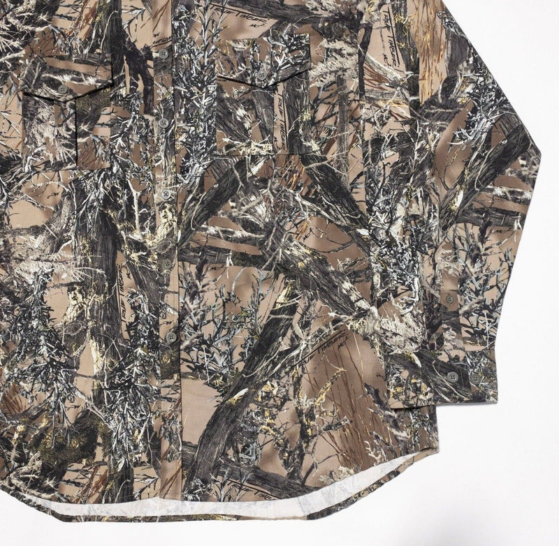 True Timber Camo Shirt 2XL Men's Hunting Long Sleeve Button-Front