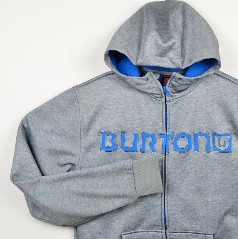 Burton DryRide Men's Small Fleece Lined Snowboard Zip Hoodie Sweatshirt