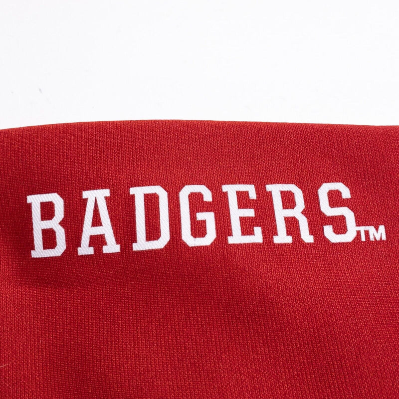 Wisconsin Badgers Jacket Men's XL Loose Under Armour Full Zip Red NCAA College