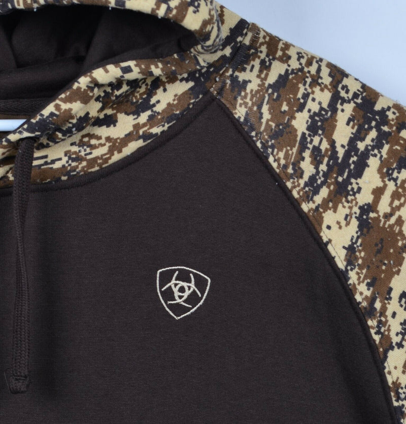 Ariat Men's Large Patriot Hoodie Desert Digital Camouflage Pullover Sweatshirt