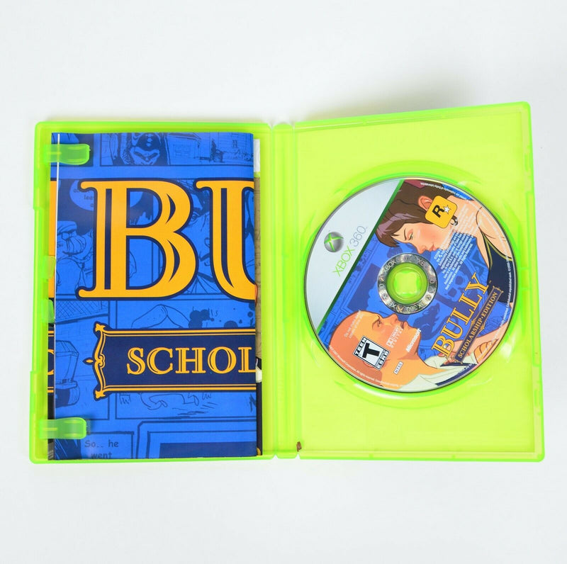 Bully: Scholarship Edition (Xbox 360, 2008) Manual Poster Case Complete