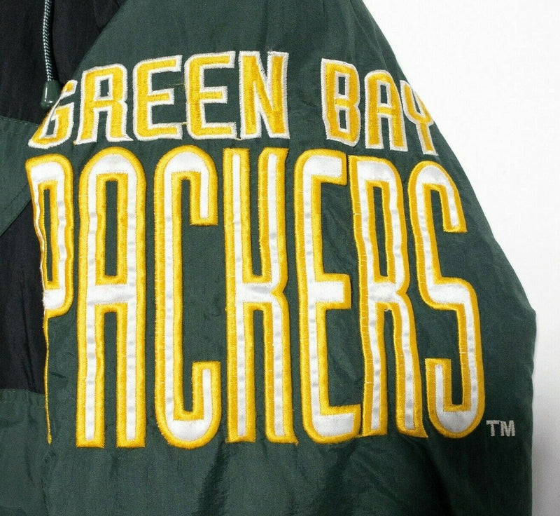 Green Bay Packers Jacket Men's XL Shark Tooth Logo Athletic Vintage 90s NFL