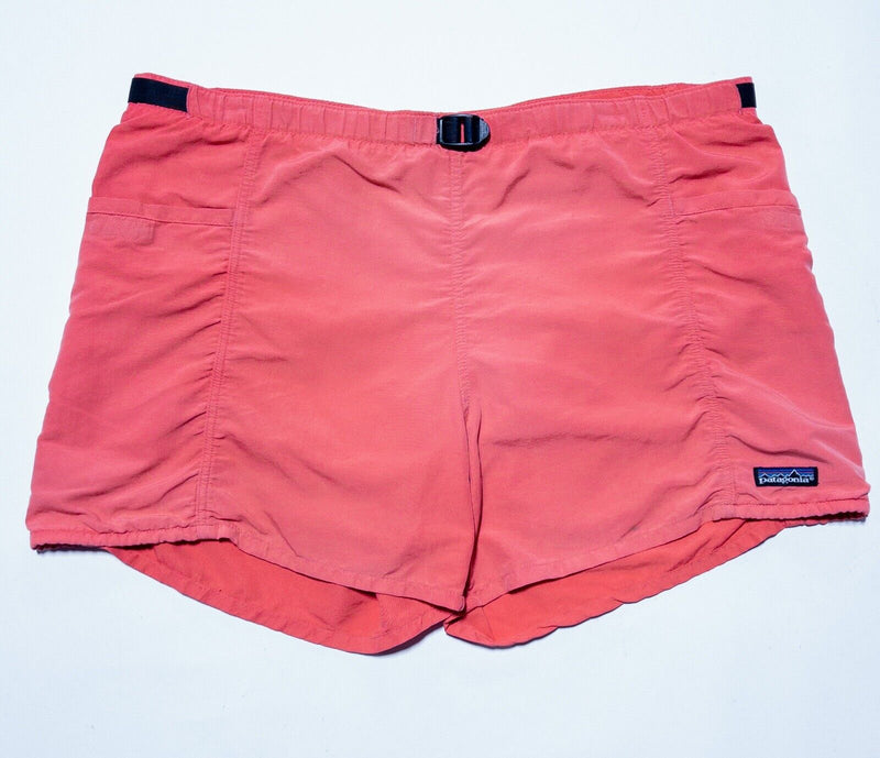 Vintage Patagonia Baggies Large Men's 90s USA Pink Belted Lined Swim Trunks