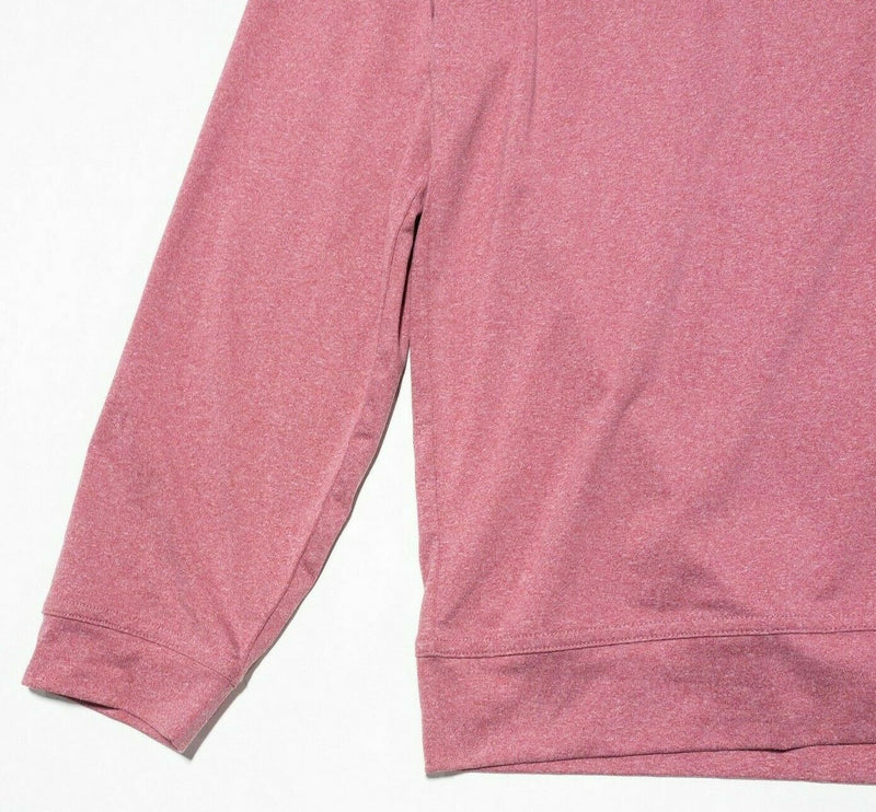 Johnnie-O Men's Flex 1/4 Zip Prep-Formance Pullover Wicking Rose Pink Men's XL