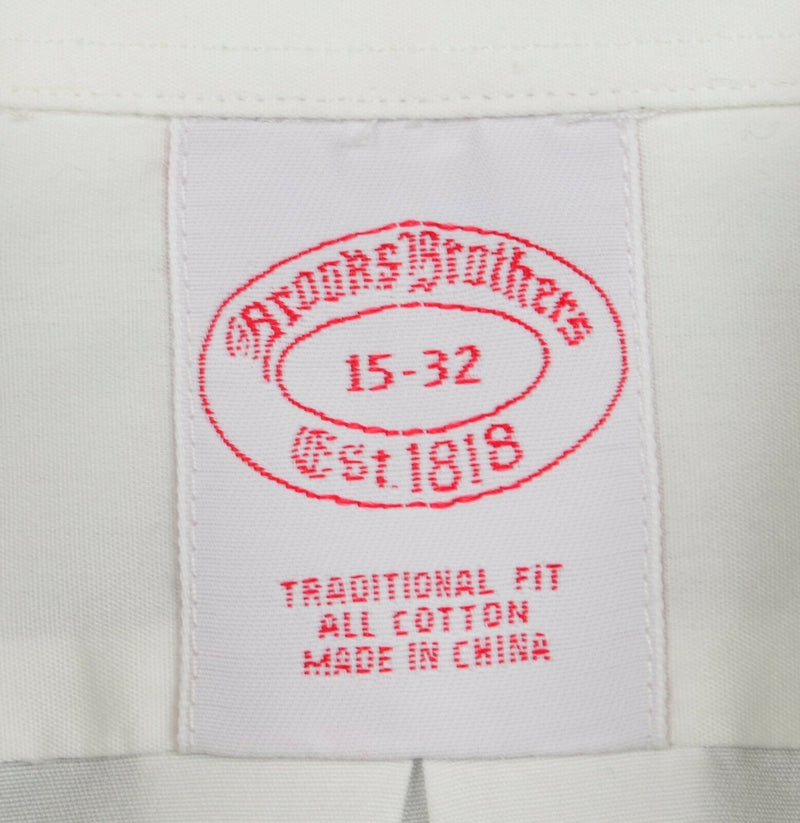 Brooks Brothers Men 15-32 Traditional Fit French Cuff Ruffle White Tuxedo Shirt